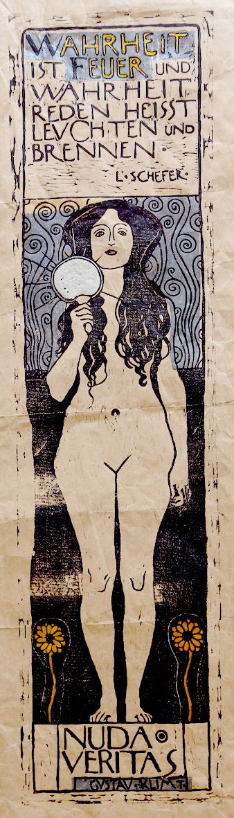 Nuda Veritas by Gustav Klimt